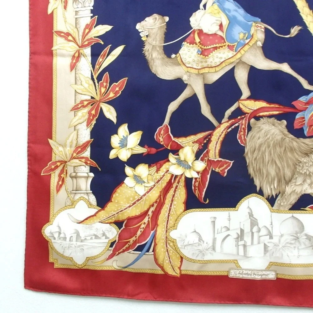 Salvatore Ferragamo Silk Scarf 😍❤️